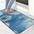 thumbnail image 4 of ONETECH Dandelion Square Floor Mat Indoor Outdoor Felt Rug for Home Entrance 19.68*47.24 in, 4 of 6