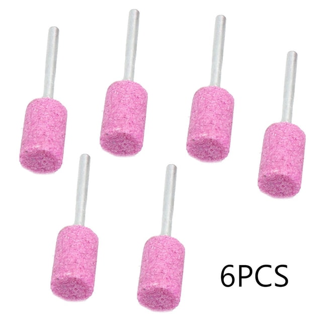 6Pcs 3Mm Abrasive Mounted Grind Stone Rotary Tool For Wood Metal Mold Polishing