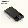 thumbnail image 3 of 10000mAh Portable Power Bank with ABS Shell - 10W Max Output, PE2.0 Charging Protocol, Multi USB Port Output, Lightweight 255g, Compact Size 141x69x15mm - Lithium Polymer Battery Power Bank, 3 of 4
