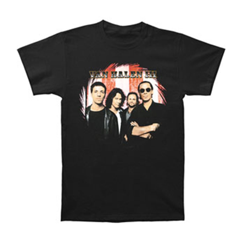 Van Halen Men's Red Stripe T-shirt 