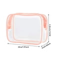thumbnail image 3 of AYA 1PC Rose Voyage PVC Sac de Rangement Cosmétique Multi Fonction Sac de Lavage Sac Cosmétique Transparent, 3 of 7