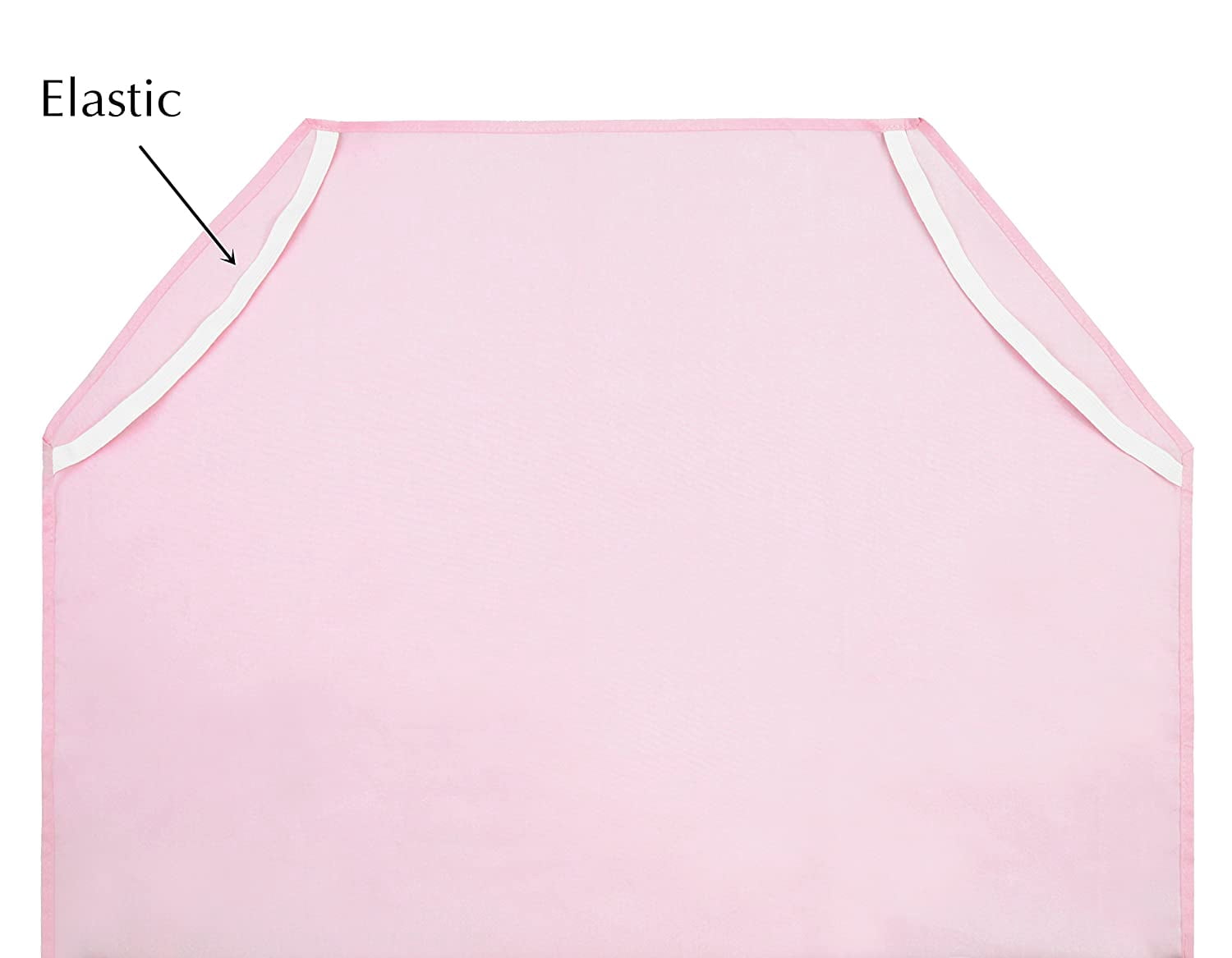 American Baby Company 100% Natural Cotton Percale Cot Sheet for Daycare Standard Size 23" x 51" - Soft & Breathable Cot Sheet for Daycare and Preschool, Pink
