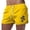 Yellow-1, variant on Mens Swim Trunks 7 Inch Gradient Beach Board Shorts Loose Swimming Trunks Men's Swim Trunks Summer Beach Loose Fit Swimming Shorts for Men