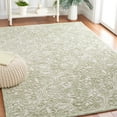 thumbnail image 2 of SAFAVIEH Trace Burton Geometric Area Rug, Ivory/Green, 6' x 9', 2 of 8