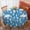 Easter and Pink, variant on Easter and Checkered Squares Multicolor Pattern Round Tablecloth 60", Wrinkle-Resistant Wipeable Cover for Kitchen, Dining, Picnic & Patio