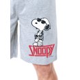 thumbnail image 2 of Peanuts Mens' Snoopy Rocker Cool Punk Character Sleep Pajama Shorts, 2 of 6