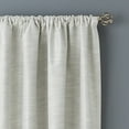 thumbnail image 6 of Better Homes & Gardens Colorblock Rod Pocket and Back Tab Blackout Curtain Panel, 1-Piece, Silver, 50" W x 84" L, 6 of 9