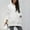 White, variant on Ladies Solid Color Thickened Slit Front Pocket Long Sleeve Hoodie Cowl Neck Side Slit Pockets Hoodie Hoodie Women with Pockets Tunic Length Jackets Long Jacket Women Womens Oversized Sweatshirts And