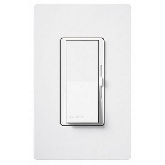 Lutron DVELV-300P-WH 300-Watt Diva Electronic Low Voltage Single Pole Dimmer, White