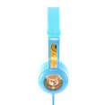 thumbnail image 5 of BuddyPhones Travel, On-Ear Wired Foldable Kids Headphones with Mic, 3 Volume Limiting Settings, Playback/Call Control Button, Audio Sharing Jack, Customizable Stickers, Adjustable Headband Size, Blue, 5 of 6
