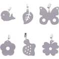 thumbnail image 1 of 6 pesas para mantel con 6 formas, hojas, flores, mariposas, animales, tortugas y ballenas., 1 of 7