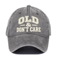 thumbnail image 2 of Washed Baseball Cap With Printed Design For Outdoor Sports And Daily Use For Versatile Everyday Wear, 2 of 3