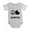 Heather Gray, variant on CafePress - 2 FIN Peace Love Dalmatian - Cute Infant Baby Football Bodysuit