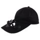 thumbnail image 1 of Gorra De Béisbol Ventilador Alimentado Por Panel Solar De Verano Gorra De Béisbol Snapback Gorra Con Visera Para Niños Unisex Para Exteriores Negro 53-59 Cm (20,87-23,23 Pulgadas), 1 of 7