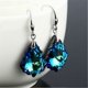 thumbnail image 4 of Colorful Crystal Zirconia Geometric Water Drop Shape Drop Earrings High-quality Classic Jewelry Accessories Earrings For Women----6--Product code 730 6, 4 of 5