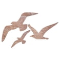 thumbnail image 1 of Decoración de pared con 3 gaviotas costeras: arte mural de aves marinas náuticas - Obra de arte de gaviotas con temática mediterránea - Decoración náutica para el hogar, 1 of 8