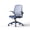Blue, variant on Modern Ergonomic Mesh Office Chair with Aluminum Base & Flip-Up Arms, Breathable Executive Task Chair for Guest & Manager Office, Blue