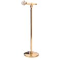 thumbnail image 1 of Micrófono En Con Soporte para Accesorios de Micrófono Sunnimix 1/6 Escala Mini Micophone Studio KTV Dorado, 1 of 8