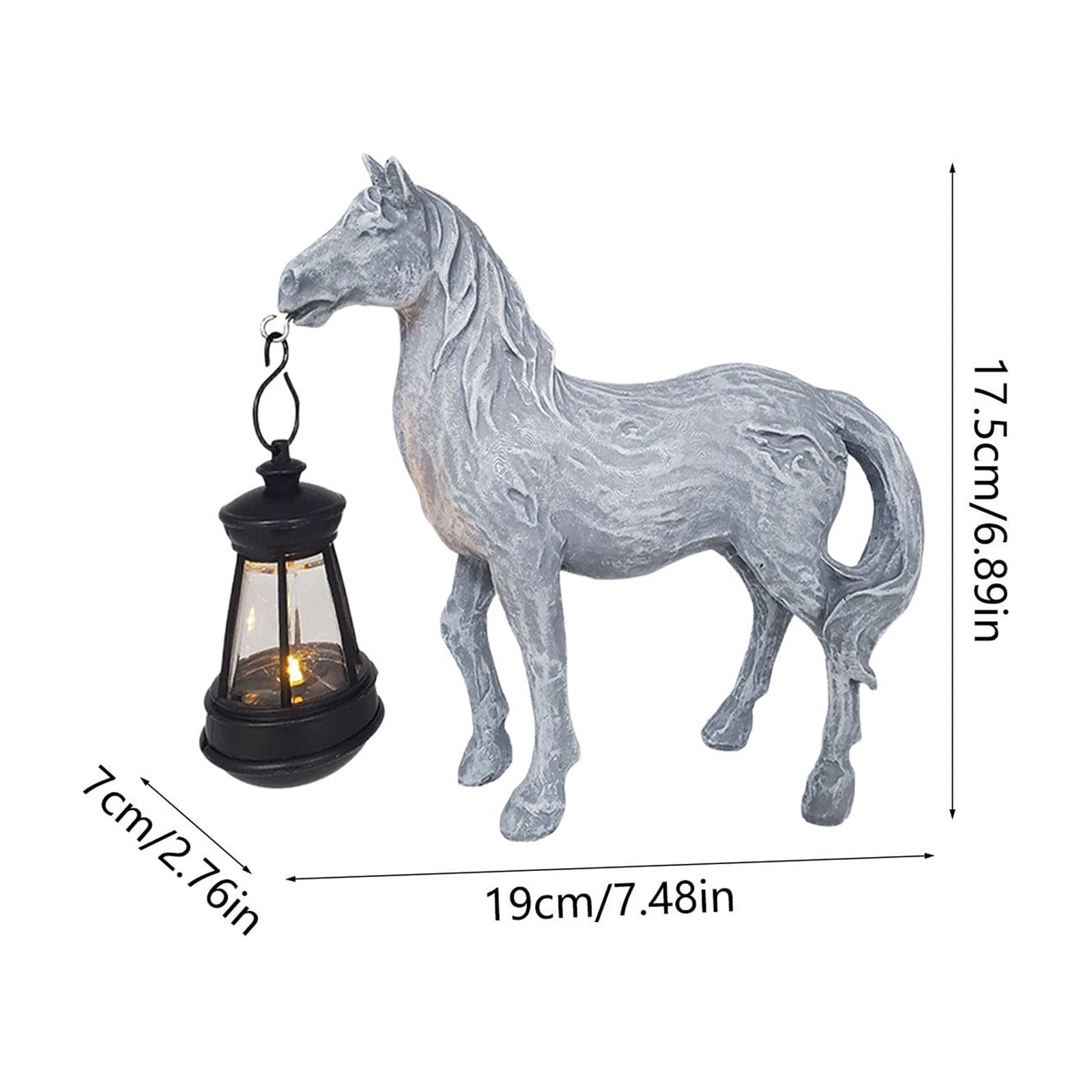 Solar Garden Animal Figurine Light Outdoor Decoration, Decorative Resin Landscape Lighting With Automatic Dusk To Dawn Sensor Waterproof Patio Yard Ornament Accent Lights