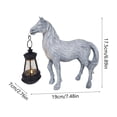 thumbnail image 5 of Clearance Outdoor Horse Statues with Solar Garden Light:Horse Garden Statues for Outside,Outdoor Figurine for Yard Art Lawn Ornaments Patio Balcony Home House - Birthday Gifts for Mom Dad, 5 of 6