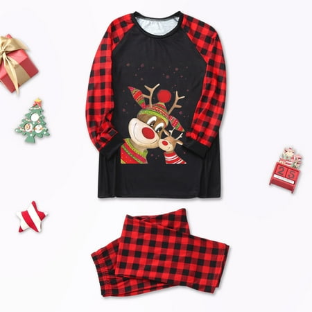 

Christmas Man Dad Pajamas Suit Family Pajamas Print Sleepwear Matching Set