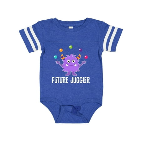 

Inktastic Juggling Monster Future Juggler Gift Baby Boy or Baby Girl Bodysuit