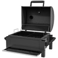 thumbnail image 7 of Charcoal BBQ Grill, Portable Small Grills and Smokers Folding Tabletop Grills, for Camping Patio Backyard and Anywhere Outdoor Cooking, 27-Inch, Black, 7 of 7