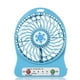 thumbnail image 1 of Clearance Ventilador de luz LED recargable portátil, refrigerador de carga USB, regulación de velocidad de 3 modos, función de iluminación LED (negro), 1 of 4