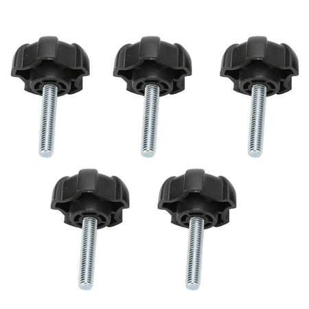 

5PCS Plastic Five Pointed Star Knob Replacement M6-30 Hand Knob Tightening Screw