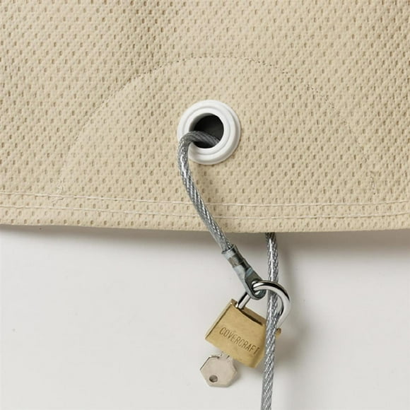 Covercraft Cable Lock ZCBL Coated Steel Cable; Brass Key Lock