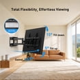 thumbnail image 5 of MountFTV Full Motion TV Mount for 42-97" TVs, Max 800x400mm, Holds up to 165 lbs, Fits 16″/18″/24″ Wood Studs, TV Wall Mount Bracket with Dual Articulating Arms, Swivel, Tilt Extension, 5 of 8