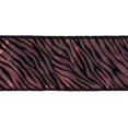 thumbnail image 1 of Vickerman 4" x 10yd Red Lame Velvet Black Zebra Ribbon, 1 of 6