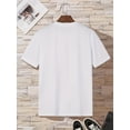 thumbnail image 2 of Camiseta creativa para hombre con estampado gráfico "Hay una perforadora inalámbrica", informal, de manga corta y cuello redondo, ligeramente elástica, ideal para verano y actividades al aire libre., 2 of 5