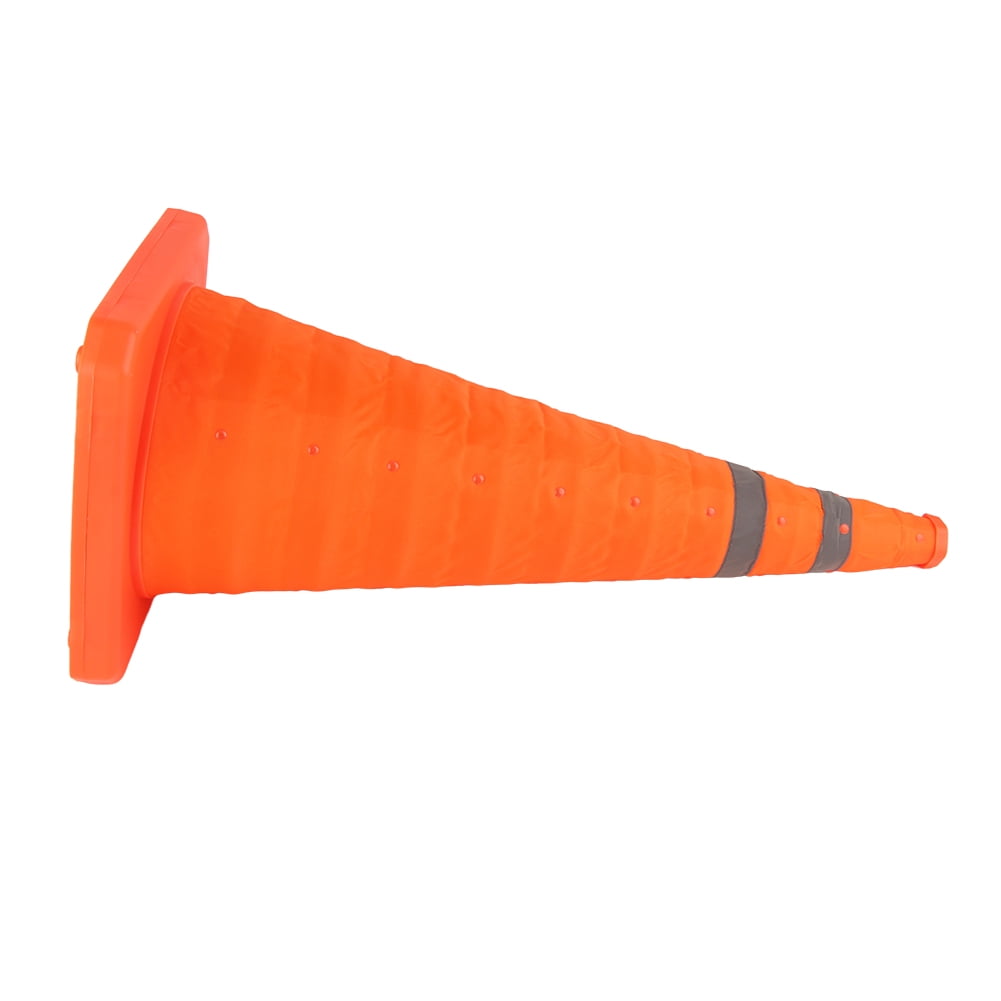 Sunnyglade [4-Pack] 28 Inch Collapsible Traffic Cones With LED