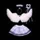 thumbnail image 3 of Alas de plumas de ángel para espectáculos de niños, festivales, escenarios, accesorios para fotos de bodas, princesas, 3 of 4