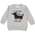 thumbnail image 2 of Inktastic If I Can't Bring My Dachshund, I'm Not Going Toddler Sweatshirt, 2 of 4