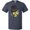 Navy Blue, variant on Inktastic Mardi Gras Skull with Cigar T-Shirt