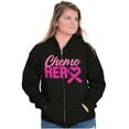 thumbnail image 3 of Breast Cancer Awareness Chemo Hero Zip Hoodie Sweatshirt Women Brisco Brands L, 3 of 6