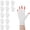 White, variant on HXRH 12 Pairs Fingerless Moisturizing Gloves Fingerless Cotton Gloves Washable and Reusable Eczema Sleeves Soft and Comfortable for Dry Hands Sleeping Hand (White)