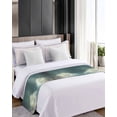 thumbnail image 4 of Xipuska Abstract Starry Sky Bed Runners for Queen Size Bed, Decorative Bed Throws for Foot of Bed, Modern Vintage Clouds Night Sky Bed Runner Sofa Throw Bedding Scarf Protector Slipcover for Bedroom, 4 of 6