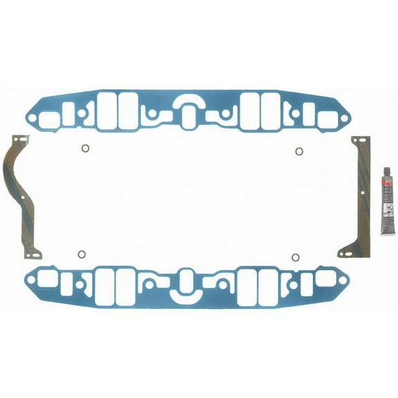Lower Intake Manifold Gasket Set - Compatible with 1975 - 1980 Dodge B300 1976 1977 1978 1979