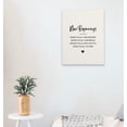 thumbnail image 4 of New Beginnings Minimalist Inspirational Quotes Framed Canvas Wall Art Decor 11×14 Inch,New Beginning Sign Job Motivational Print Painting Artwork Home Wall Decoration For Office Bedroom Living Room, 4 of 6