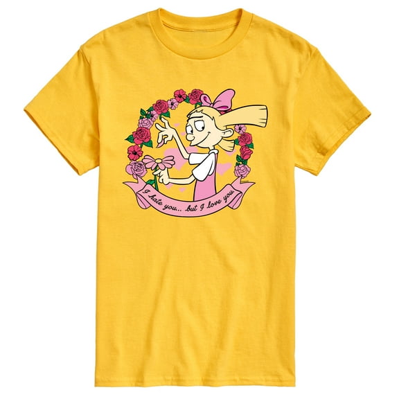 Hey Arnold! - Valentine's I Love You - Men's Short Sleeve Graphic T-Shirt