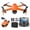 Orange, variant on Ourlife Mini Drone with 2K Camera, Wi-Fi Fpv Drone for Beginners and Adults with Headless Mode, 2 Batteries