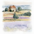 thumbnail image 2 of Swatland, Sally 20x20 Gold Ornate Wood Framed with Double Matting Museum Art Print Titled - Lavender Country II, 2 of 4