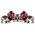 thumbnail image 2 of VictoryStore Congrats Grad Scarlet Red Graduation Yard Decoration Display, Outdoor Red Graduation Decoration Display 11 Piece Set 20025I, 2 of 9