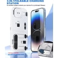 thumbnail image 5 of Foldable 3 in 1 Charging Station,18W Fast Charger Stand for Multiple Apple Devices Compatible with All iPhone, iWatch, Air Pods, Fast Charge Portable Travel Charger with QC3.0 Adapter, 5 of 14