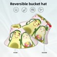 thumbnail image 2 of Fotbe Avocado Lovers Wearing Umbrella Sombrero Tipo Pescador con Estampado – Sombrero de Sol de Algodón de Moda para Playa, Golf, Pesca, 2 of 6