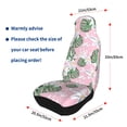 thumbnail image 6 of Haiem Lilies Flowers Printed Car Seat Covers Set of 2, Universal Fit Car Seat Covers,Protective Seat Covers,Comfortable Car Seat Covers, Easy Installation Seat Covers, Vehicle Seat Covers, 6 of 9