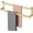 Gold, variant on Double Towel Bar, 16" Towel Racks for Bathroom Wall Mounted, SUS304 Stainless Steel Bathroom Towel Holder, Modern Quick Drying Towel Hanger, Matte Black